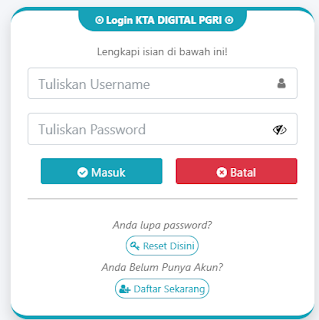 Register PGRI Aceh Besar - Persatuan Guru Republik Indonesia Cabang Aceh Besar